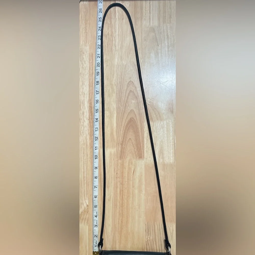 Fossil Black Leather Crossbody Bag